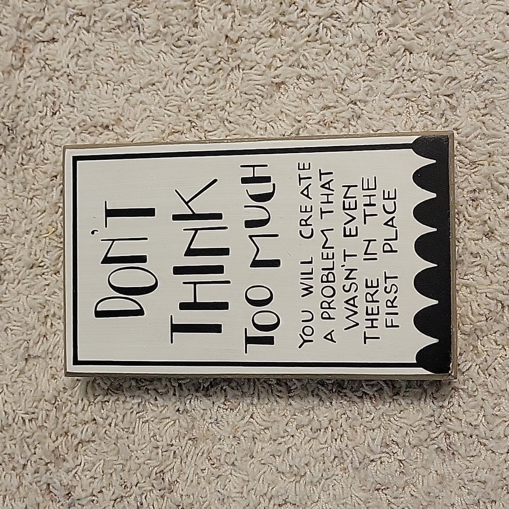 Wooden Message Sign